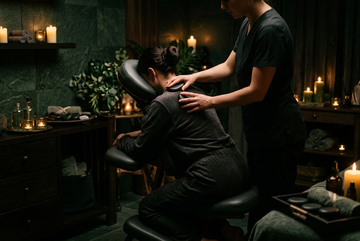 Chair Stone Therapy